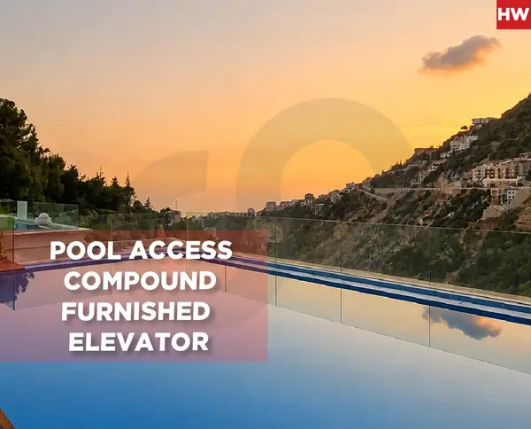 This apartment is located in a gated compound In Adma, and it has a wonderful view!