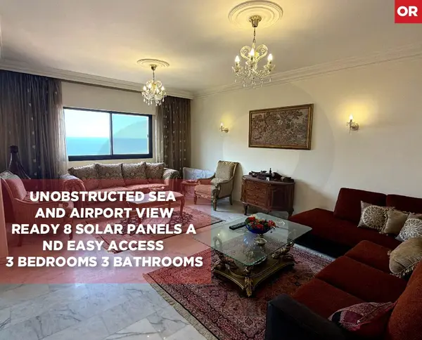 Unobstructed sea and Airport view apartment for sale in dohat aarmounREF#OR140240