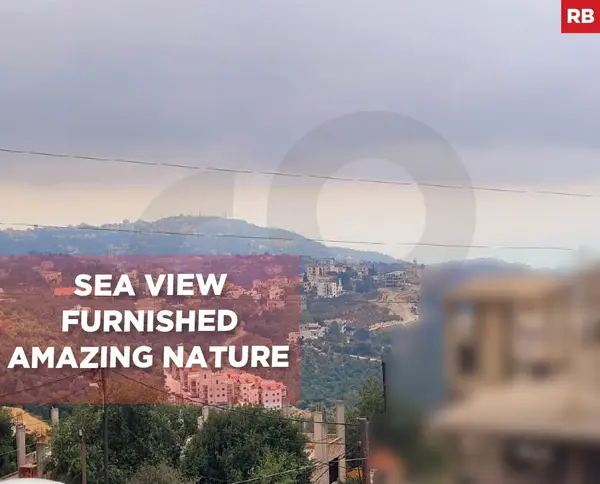 Duplex for sale/Sea View/Furnished/Amazing Nature/Keserouan/Zaaitreh
