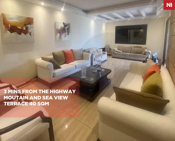 3 MINS FROM the HIGHWAY/MOUTAIN AND SEA VIEW/HBOUB-JBEIL