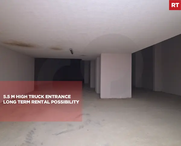 Warehouse/5.5 meters high truck entrance/BEIT MERY-METN