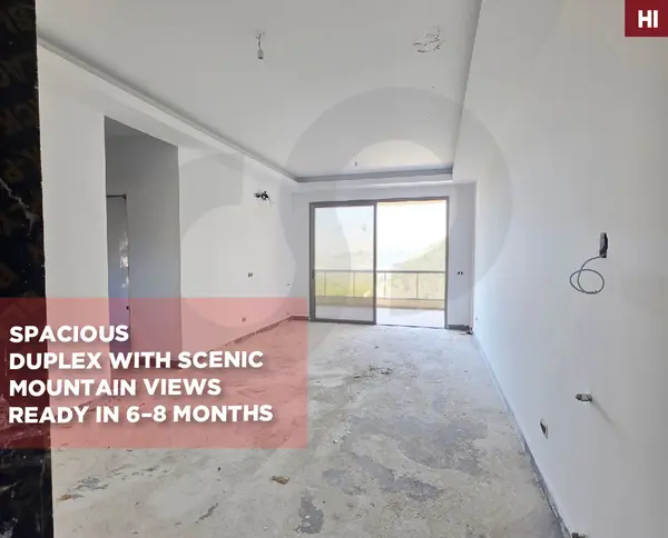 calm and scenic neighborhood/duplex/mountain views/Jouret El Ballout,metn