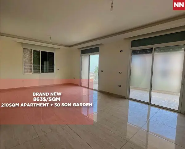 Under Market Price Brand New Apartment For Sale | Aley Town | 795$/SQM | Interior Area 220 sqm | Garden Area 30sqm
