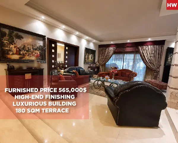 High-end finishing/Luxurious building/Super prime location/Keserouan/Fatqa