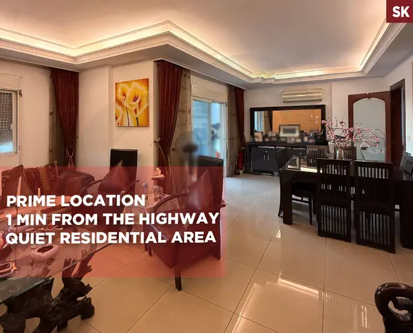 prime residential/spacious 170 SQM/peaceful lifestyle/fully decorated/ZALKA,MATEN