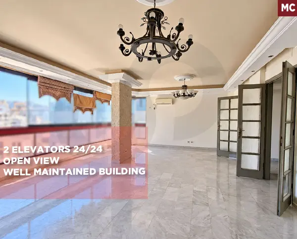 last floor/well maintained building/open view/ras beirut, caracas
