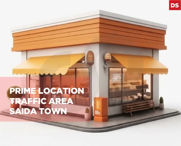 Commercial Shop in a Busy Area For Sale/Prime location/Strategic location/SAIDA