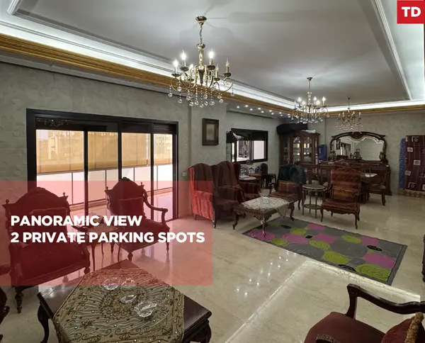 Spacious 275sqm apartment For sale/Panoramic view /BIR HASSAN-BEIRUT