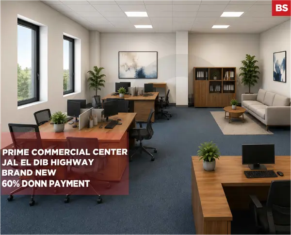 60% DOWN PAYMENT/Brand New/ Prime Commercial Center/Jal El Dib Highway