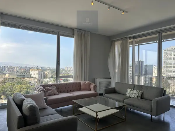Luxury Furnished Apartment With Spectacular Views for Rent in Achrafieh, Beirut