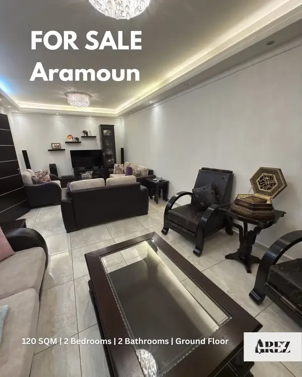 Decorated Ground Floor Apartment for Sale in Dawhet Aramoun