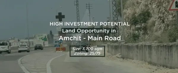 Land for Sale in Amchit | 3,700 sqm Investment Opportunity