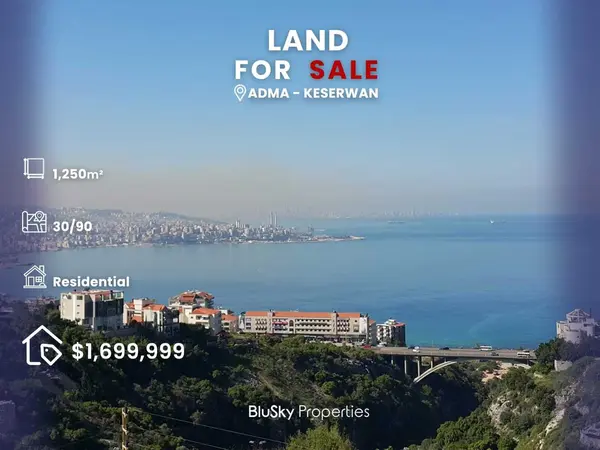 Land 1,250m² for Sale in Adma