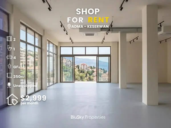 Shop 350m² for Rent in Adma