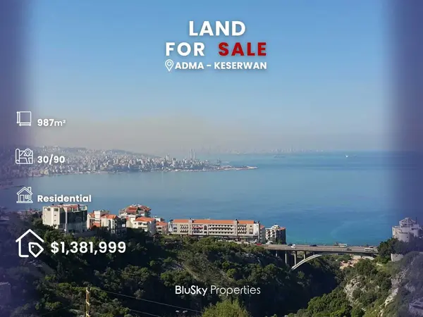 Land 987m² for Sale in Adma