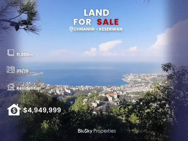 Land 11,000m² for Sale in Chnaniir