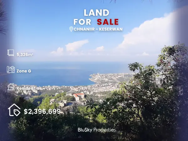 Land 5,326m² for Sale in Chnaniir