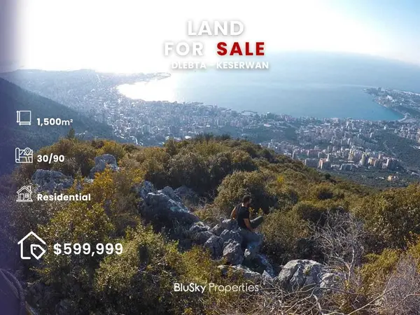 Land 1,500m² for Sale in Dlebta