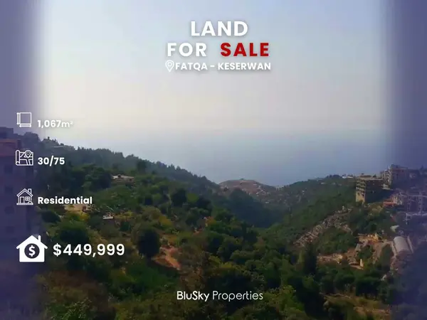 Land 1067m² for Sale in Fatka