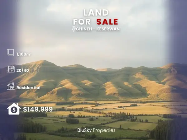 Land 1,100m² for Sale in Ghine
