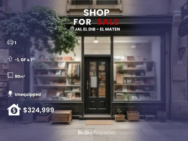 Shop 90m² for Sale in Jal El Dib