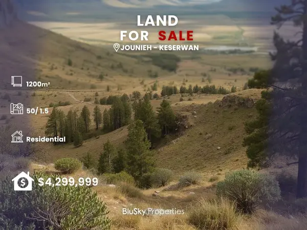 Land 1,200m² for Sale in Jounieh