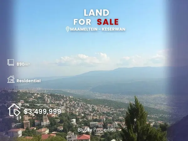 Land 890m² for Sale in Maameltein