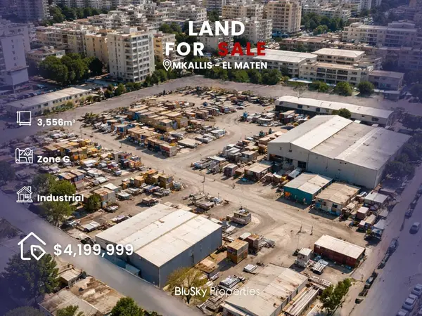 Land 3,556m² for Sale in Mkalles