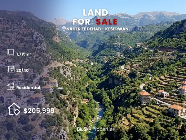 Land 1,715m² for Sale in Nahr El Dahab