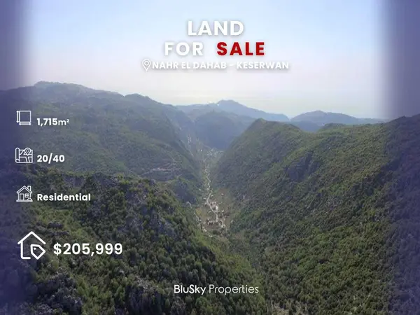 Land 1,715m² for Sale in Naher El Dahab