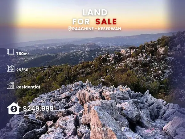 Land 750m² for Sale in Raachine