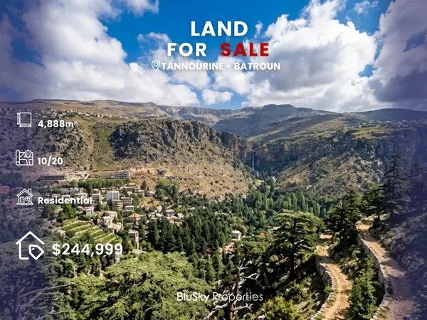 Land 4,888m² for Sale in Tannourine
