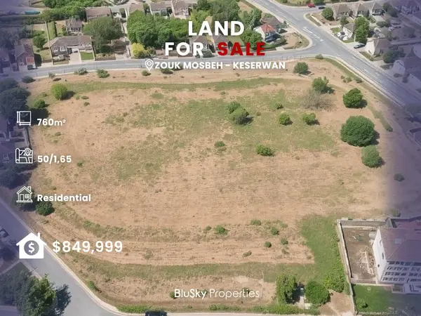 Land 760m² for Sale in Zouk Mosbeh