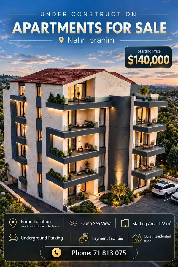 Luxury Apartment in Nahr Ibrahim