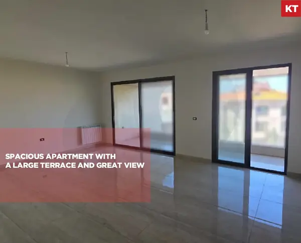 Spacious apartment For sale/Large terrace/BEIT EL KIKO-METN