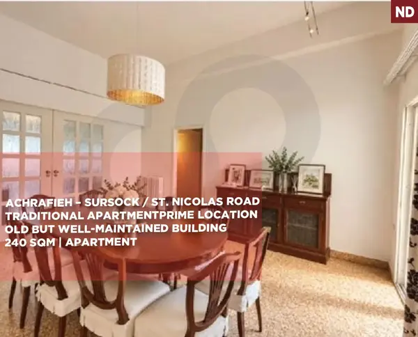 spacious/prime location/well-maintained building/achrafieh,beirut