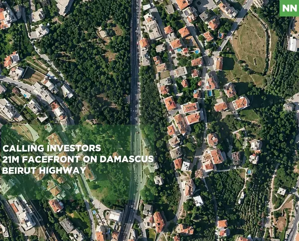 Prime 1006 SQM Land in Aley /Damascus- Beirut Highway