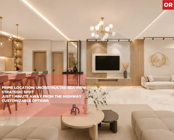 Spacious Modern Apartment/Open Unobstructed Sea View/1 Minute Away From the Highway/DAWHET EL HOSS-ALEY