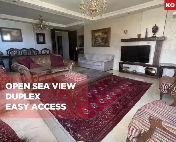 Luxury Duplex Apartment/Easy access/Open sea view/DAWHET AARAMOUN-ALEY