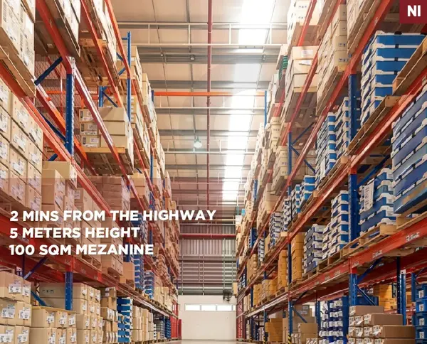 WAREHOUSE/ excellent truck accessibility/Spacious/open-plan layout/JBEIL