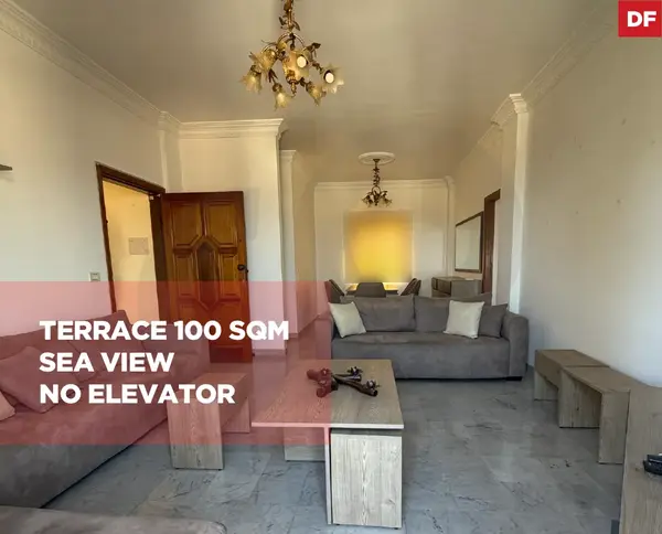 Fully furnished apartment For Sale/well-maintained building/Sea View/DBAYE-METN