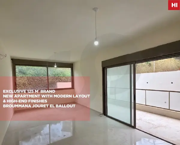 Exclusive 125 SQM Brand-New Apartment/High-End Finishes/JOURET AL BALLOUT-METN