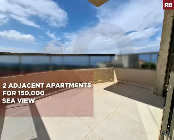 two adjacent apartments/separate deed/ mountain setting/ Breij, Jbeil