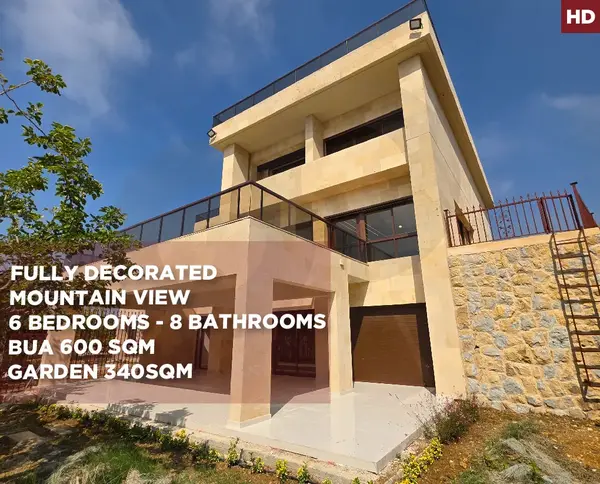 Fully decorated/Villa/mountian view/generous garden/taazaniyeh,ALEY