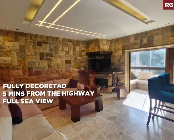 beautiful and peaceful area/sea view/Decorated/BLAT,JBEIL