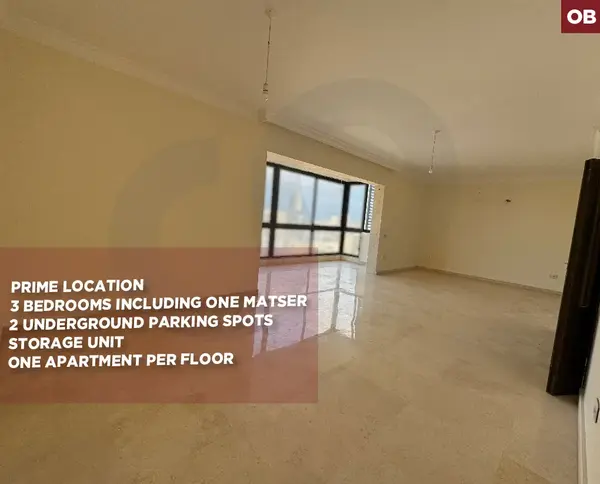 prime residential area/well-maintained building/open views/BADARO,BEIRUT