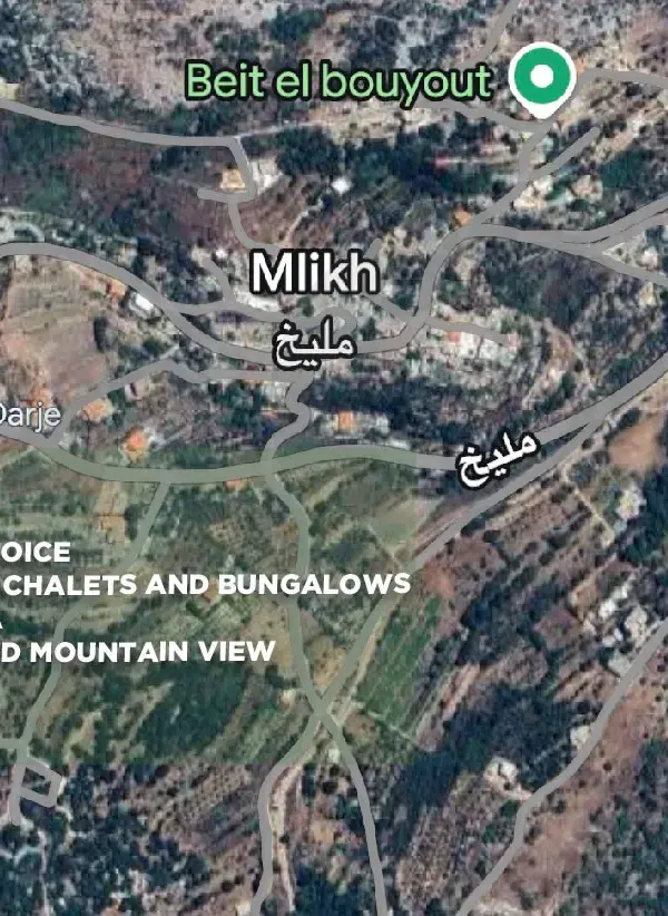 Exceptional Land /unobstructed Mountain View/ mlikh jezzine