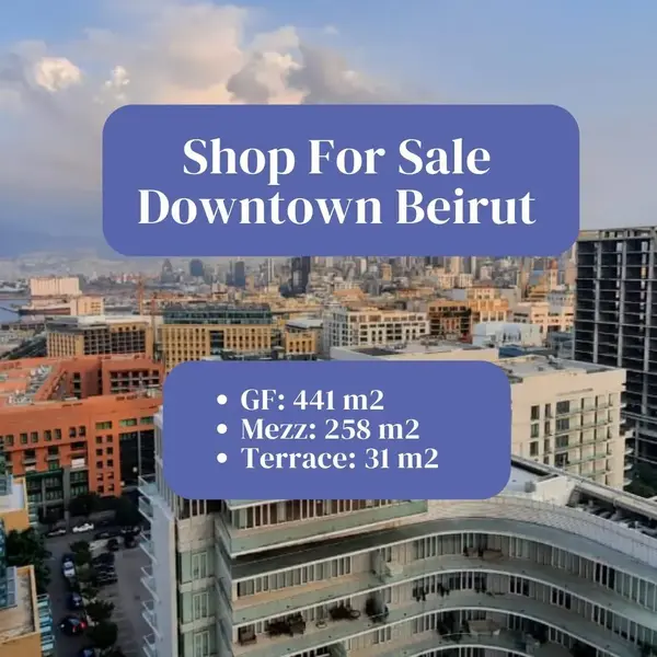 Prime Location Shop for Sale in Downtown Beirut