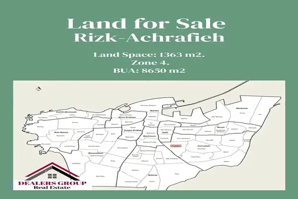Land for Sale Rizk Area -Achrafieh