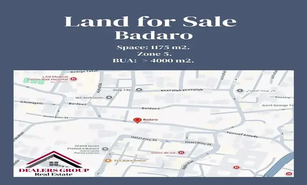 Prime Location Land for Sale in Badaro